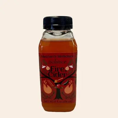 Matriarch Medicines Seasonal Solstice FireCider Herbal Tonic Probiotic for Digestive Aid and Immune Support - Dietary, Health...