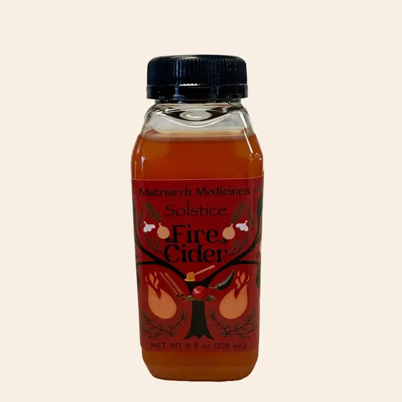 Matriarch Medicines Seasonal Solstice FireCider Herbal Tonic Probiotic for Digestive Aid and Immune Support - Dietary, Health...