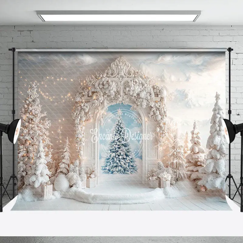 Winter Wonderland Holiday Parties Photography Backdrop - Aperturee