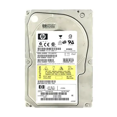 A7289-69001 HP 146GB 2Gb/s Fibre Channel 10000 3.5-inch 8MB Hard Drive
