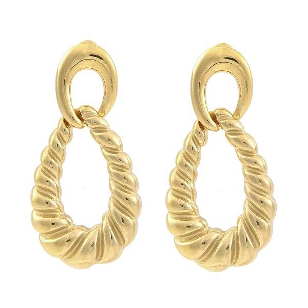 Ion Plating(IP) 304 Stainless Steel Stud Earrings for Women