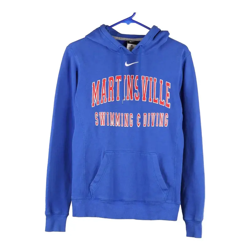 Martinsville Swimming & Diving Champion College Hoodie - Small Blue Cotton