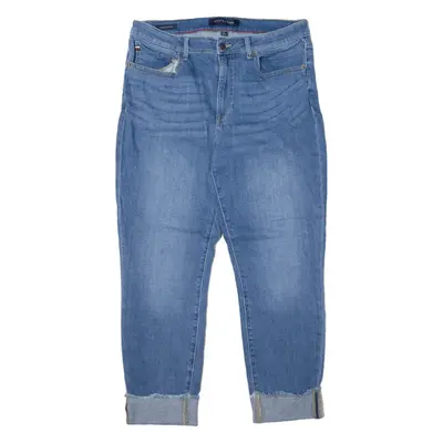 TOMMY HILFIGER Tribeca Jeans Blue Denim Slim Skinny Stone Wash Womens W32 L27