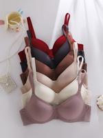 6pcs Ultra-Soft Seamless Push Up Bras - Comfortable Casual AttireSupportive T-shirt Intimates for Women - Versatile Value Set...