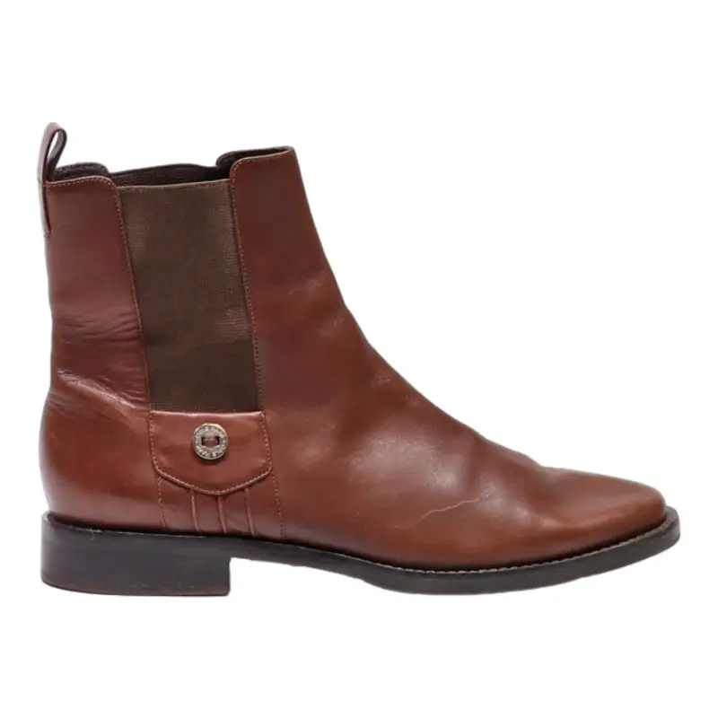 COLE HAAN Chelsea Boots Brown Leather Mens UK 7.5