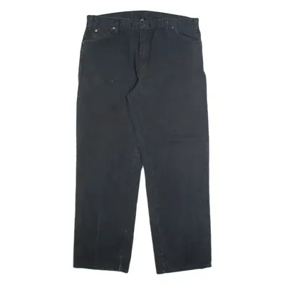 DICKIES Carpenter Cargo Mens Trousers Grey Regular Straight W38 L32