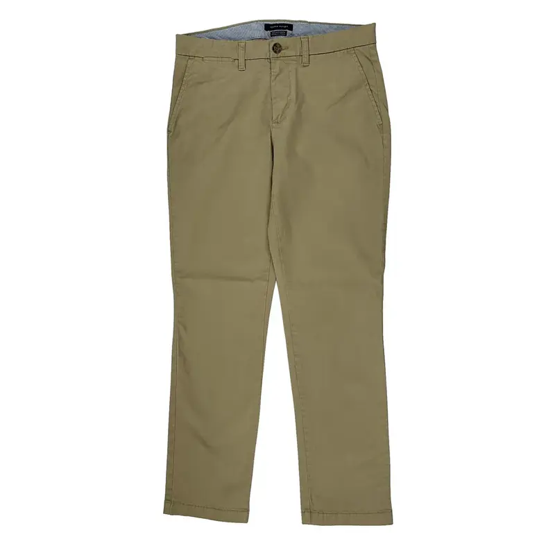 Tommy Hilfiger Slim Fit Chinos - 32W 31L Beige Cotton Blend