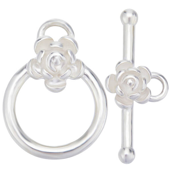 1Pc 925 Sterling Silver Toggle Clasp