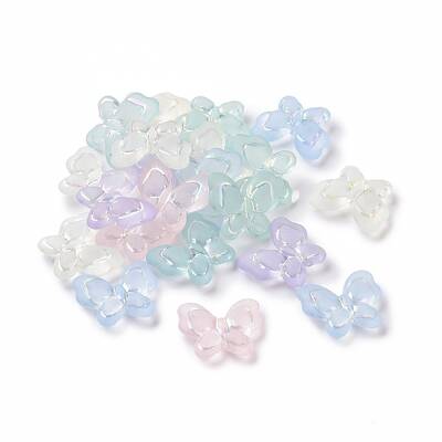 Transparent Frosted Acrylic Beads