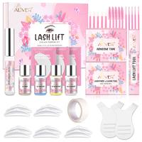 【DIY Eyelash Combo】 Aliver Eyelash Perming Kit, Salon Grade DIY at Home,  Including Eye Shields, Pads and Accessories, Ea...