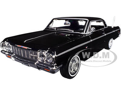 1964 Chevrolet Impala SS Black Special Edition Series 1/26 Diecast Model Car by Maisto