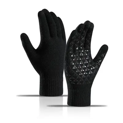 Windproof Winter Warm Sports Gloves, 1 Pair Non-slip Touch Screen Cycling Gloves, Warm Gloves for Outdoor Sports, Football Ge...