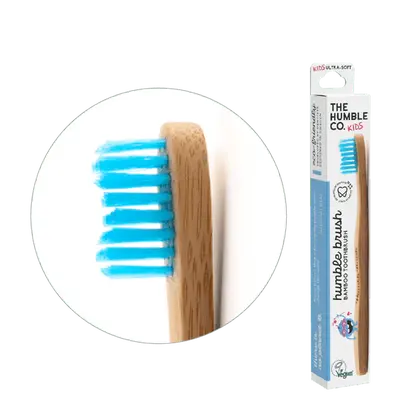 Humble Brush Kids - blue, ultra-soft bristles