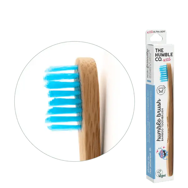 Humble Brush Kids - blue, ultra-soft bristles