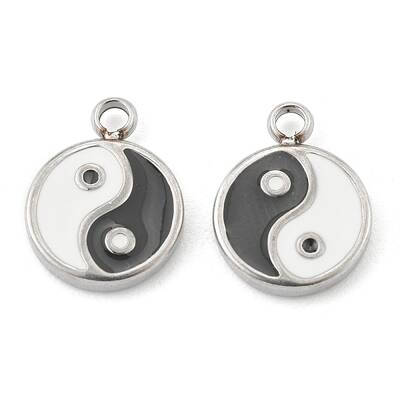 Fashion 304 Stainless Steel Enamel Charms