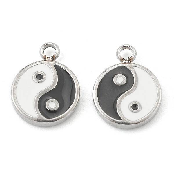Fashion 304 Stainless Steel Enamel Charms