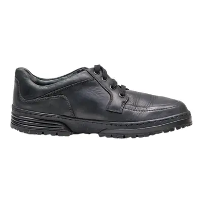 MEPHISTO Sneaker Trainers Black Leather Mens UK 8