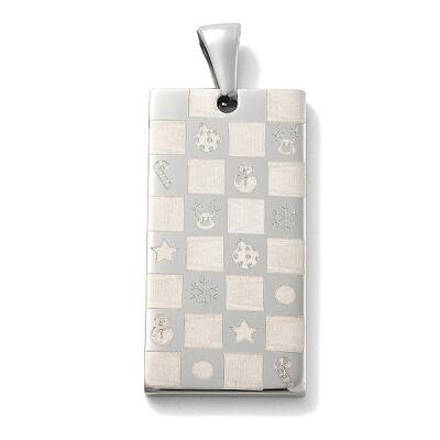 Christmas 304 Stainless Steel Pendants