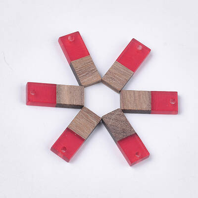 Resin & Walnut Wood Pendants