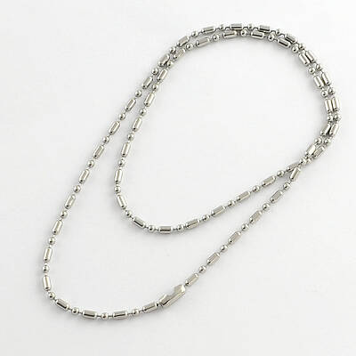 Tarnish Resistant 304 Stainless Steel Ball Chain Necklace Making