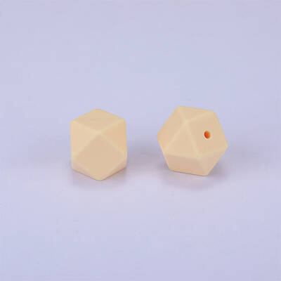 Hexagonal Silicone Focal Beads