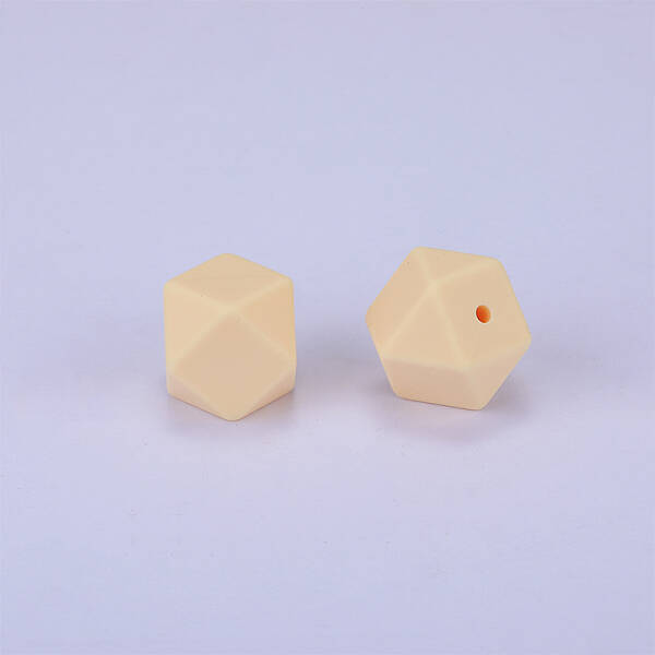 Hexagonal Silicone Focal Beads