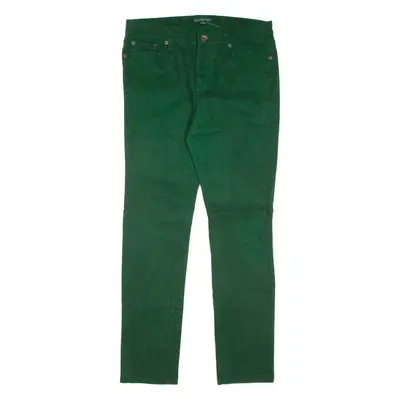 LAUREN RALPH LAUREN Womens Jeans Green Regular Skinny W32 L31