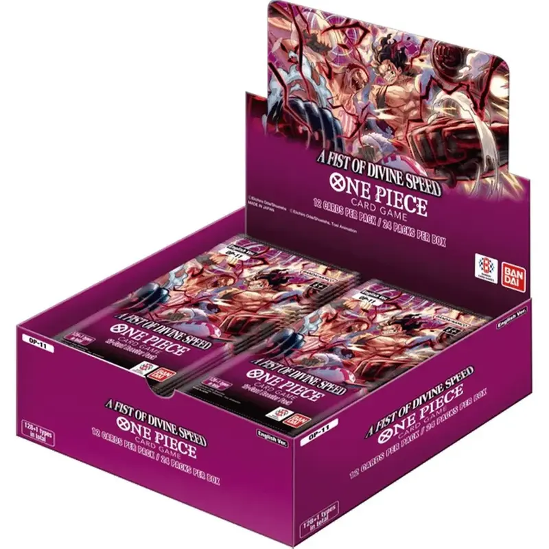 One Piece English A Fist Of Divine Speed OP-11 Booster Box