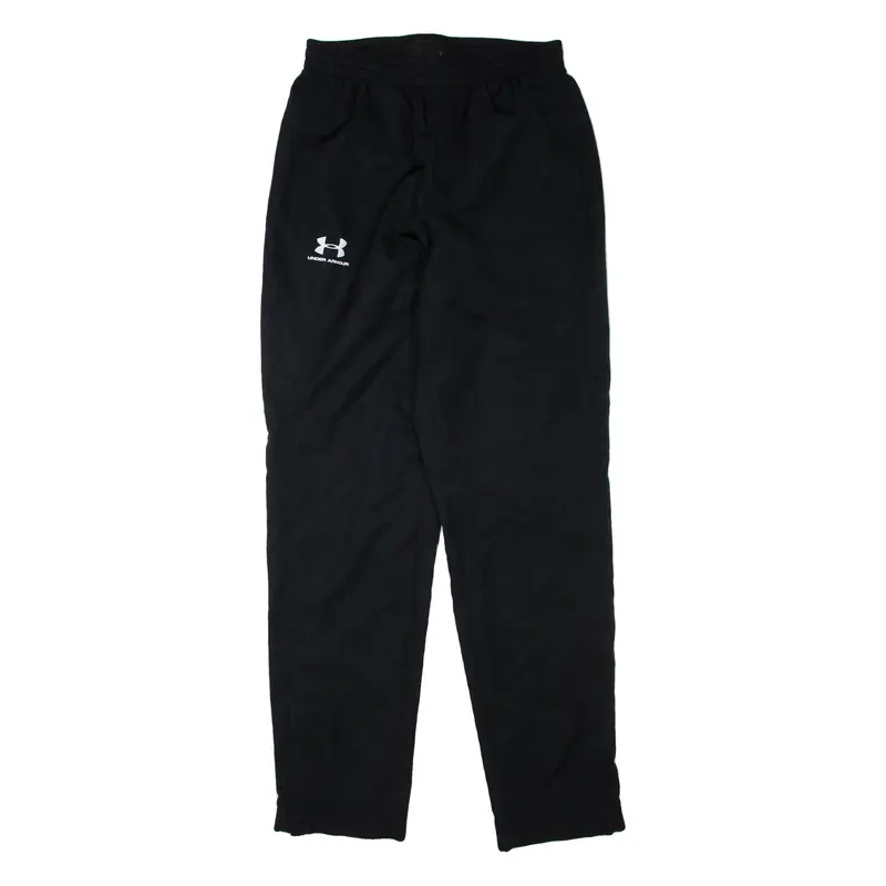 UNDER ARMOUR Mens Track Pants Black Tapered S W26 L32
