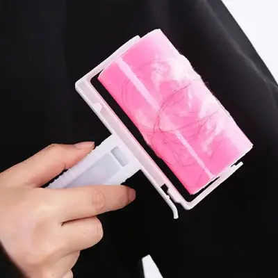 Pet Hair Removal Roller, 1 Count Reusable Sticky Lint Remover for Clothes Pellet & Cat Hair