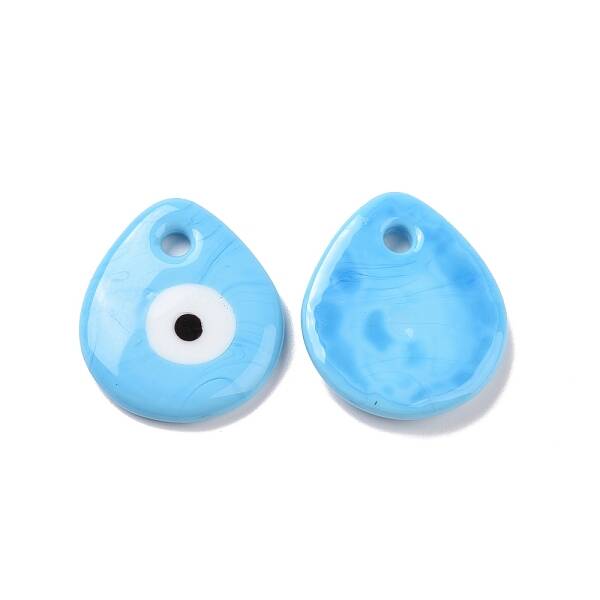 Handmade Lampwork Evil Eye Pendants