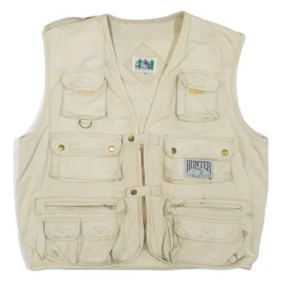 HUNTER Utility Mens Gilet Beige L