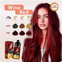 Toae 3 in 1 Hair Dye Shampoo-Herbal ingredients Cancover gray hairs,Contains Ginseng Extract,NaturalHaircoloring, black haird...