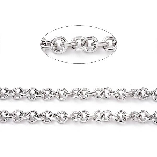 Tarnish Resistant 304 Stainless Steel Rolo Chains