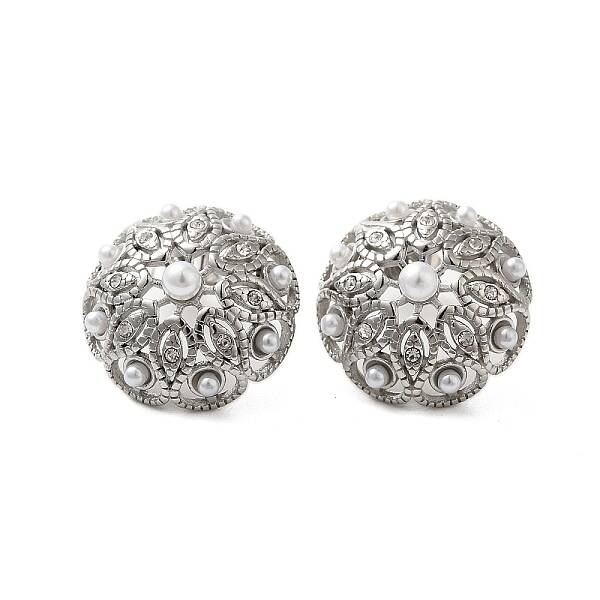 304 Stainless Steel Flower Stud Earrings for Women
