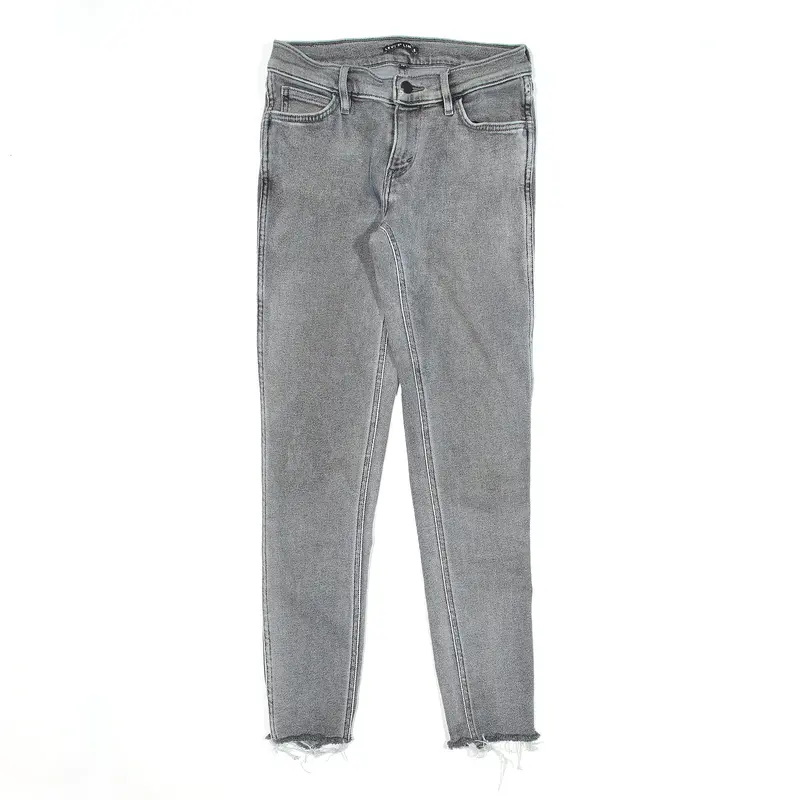 LEVI'S Line 8 Jeans Grey Denim Slim Skinny Womens W26 L27