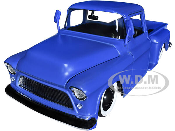 1955 Chevrolet Stepside Pickup Truck Matt Blue \