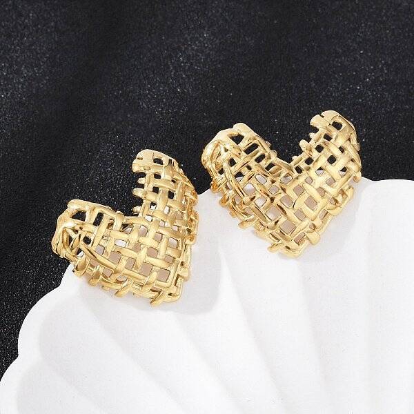 304 Stainless Steel Stud Earrings