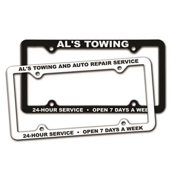 200 Customized Thin Panel License Plate Frames - Heavy Duty