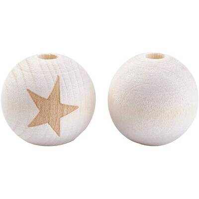 Unfinished Wood Beads