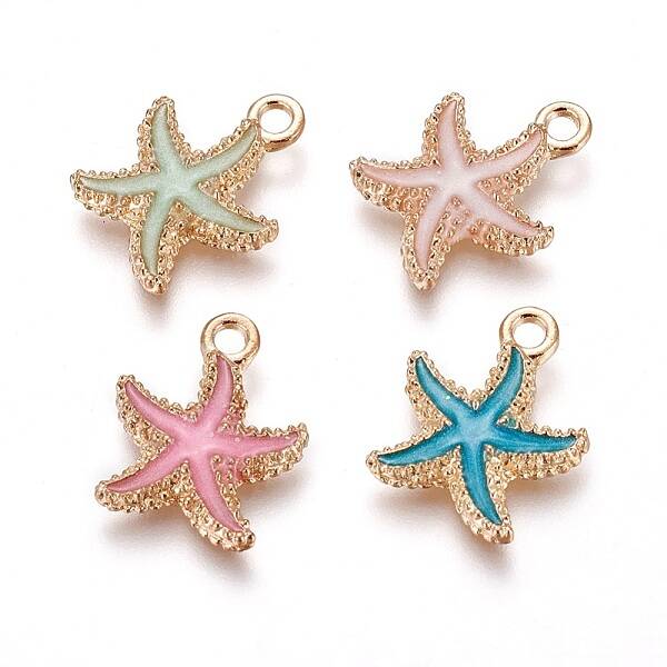 Alloy Enamel Pendants