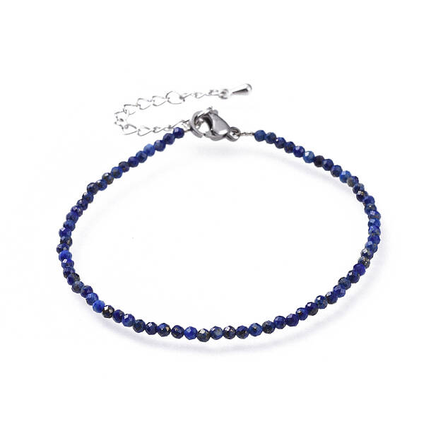 Natural Lapis Lazuli Bead Bracelets