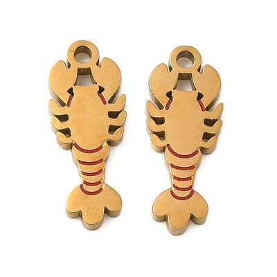 304 Stainless Steel Enamel Charms