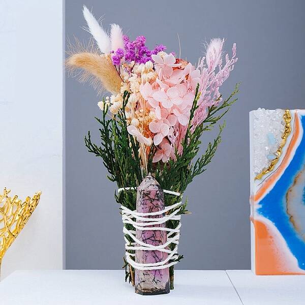 Natural Rhodonite Artifical Bouquets