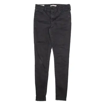 LEVI'S Womens Jeans Black Slim Skinny W29 L27