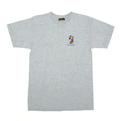 MICKEY UNLIMITED Mickey Mouse Golf Florida T-Shirt Grey Short Sleeve Mens XS