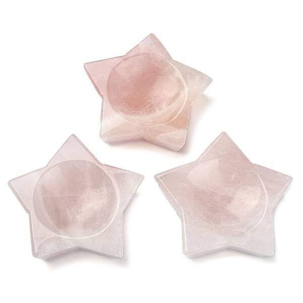 Natural Rose Quartz Bowl