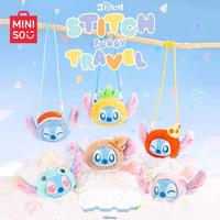 Disney Stitch Funny Travel Crossbody Bag Blind Box Cute Plush Mini Shoulder Bag Kawaii Stitch Purse Cartoon Handbag Gift for ...