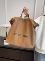 Simple Women's Letter-printed Handbag, Casual Large-capacity Shoulder Work Bag That Can Be Worn Cross-body, Suitable for Work...