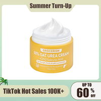 Grocerism 50% Urea Cream with Oat Extract Foot & Hand Cream, Hyaluronic Acid, Aloe Vera for Hydration, Callus Removal, for Cr...